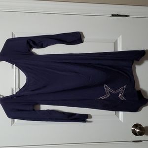 Cold shoulder Dallas Cowboys Tunic